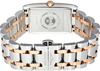 Longines DolceVita Rose Gold & Steel Diamond Men's Watch L5.755.5.79.7