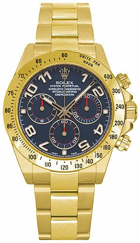 Rolex Cosmograph Daytona Blue Dial Watch 116528-0037