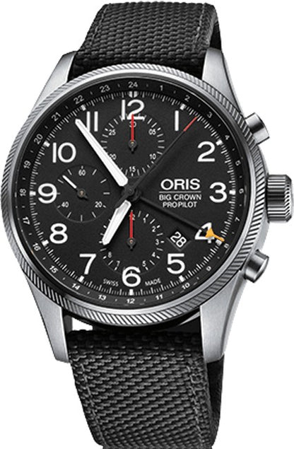Oris Big Crown ProPilot Chronograph GMT 67776994164FS-BLACK