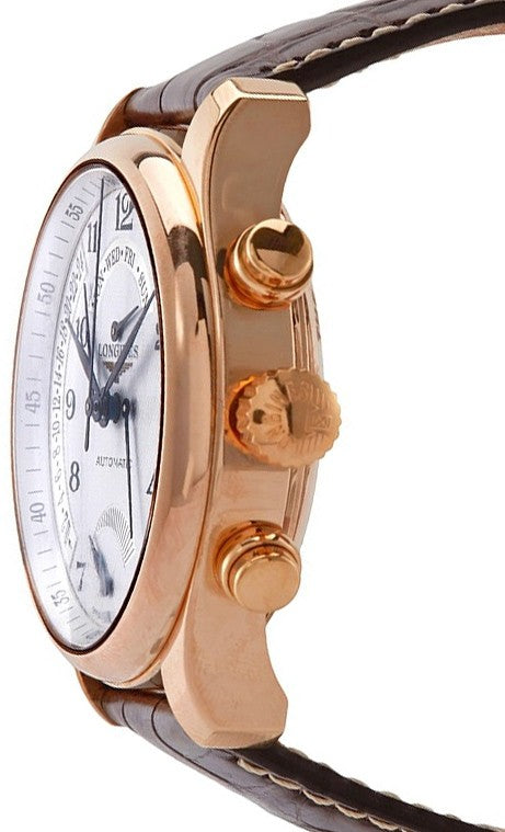 Longines Master Collection Chronograph 18k Rose Gold Men's Watch L2.716.8.78.3