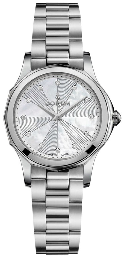 Corum Admiral Legend 32 Diamond Women's Watch 020.100.20/V200 PN09