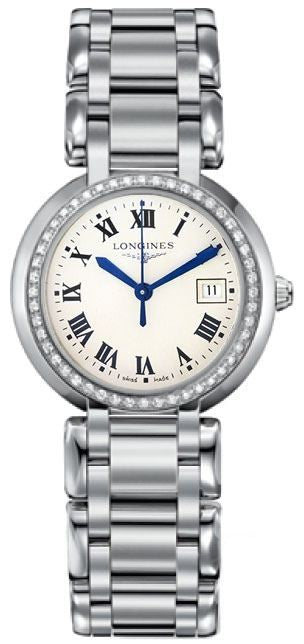 Longines PrimaLuna Stainless Steel Diamond Women's Watch L8.112.0.71.6