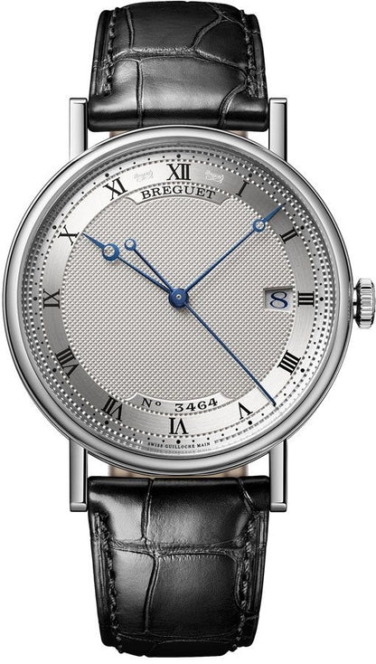 Breguet Classique Date White Gold Black Strap Men's Watch 5177BB/15/9V6