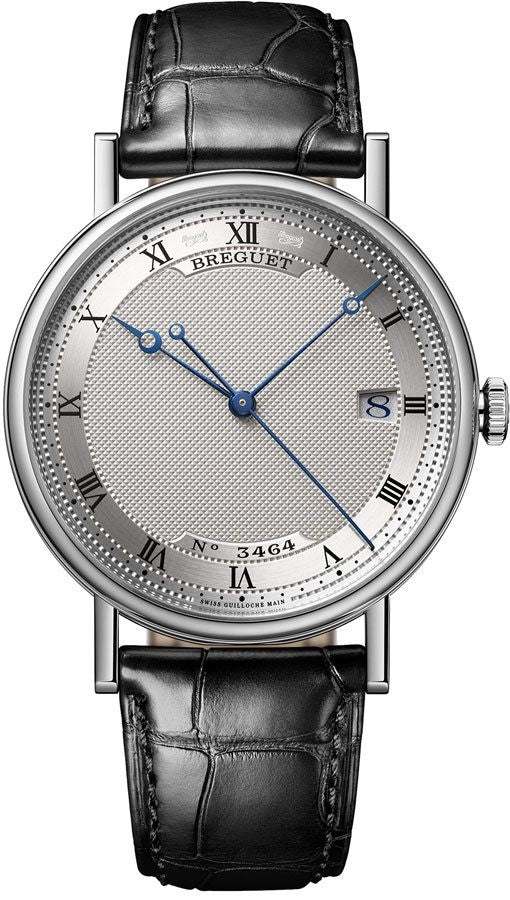 Breguet Classique Date White Gold Black Strap Men's Watch 5177BB/15/9V6