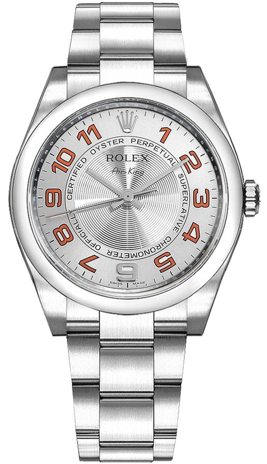 Rolex Air King Oyster Perpetual 34mm Domed Bezel Unisex Watch 114200