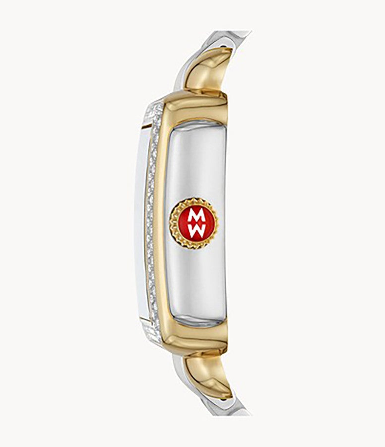 Michele Deco Madison Steel & 18k Yellow Gold Women's Watch MWW06T000236