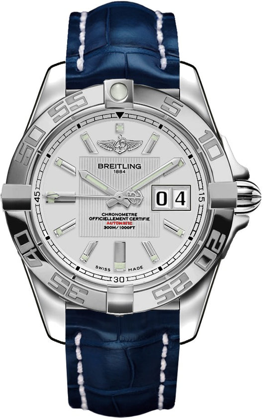 Breitling Galactic 41 Automatic Silver Dial Men's Watch A49350L2/G699-719P