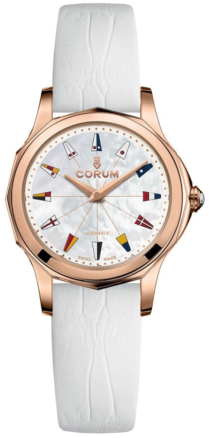 Corum Admiral Legend 32 Rose Gold Women's Watch 400.100.55/0009 PN13