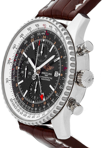 Breitling Navitimer 1 Black Dial GMT Men's Watch A2432212/B726-756P