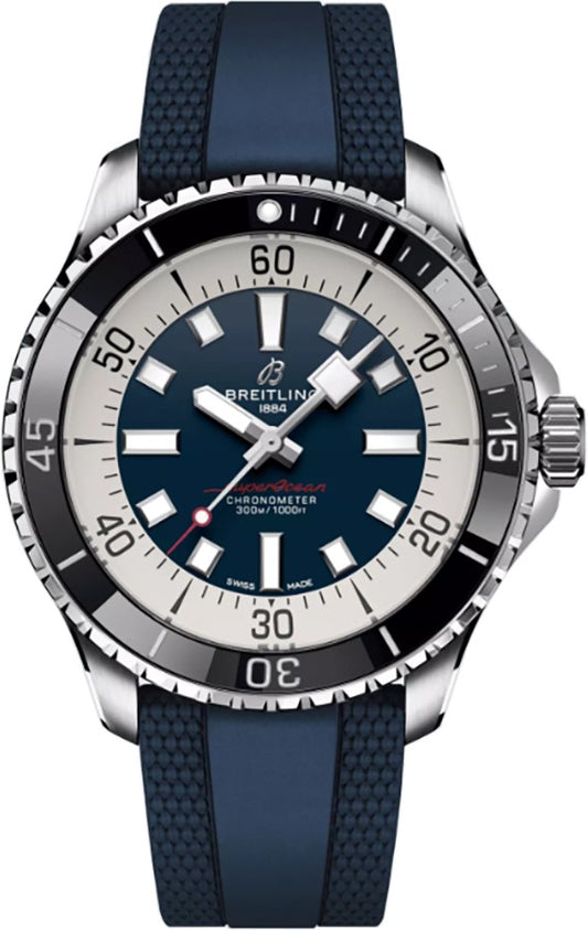 Breitling Superocean Automatic 44 Blue Dial Men's Watch A17376211C1S1