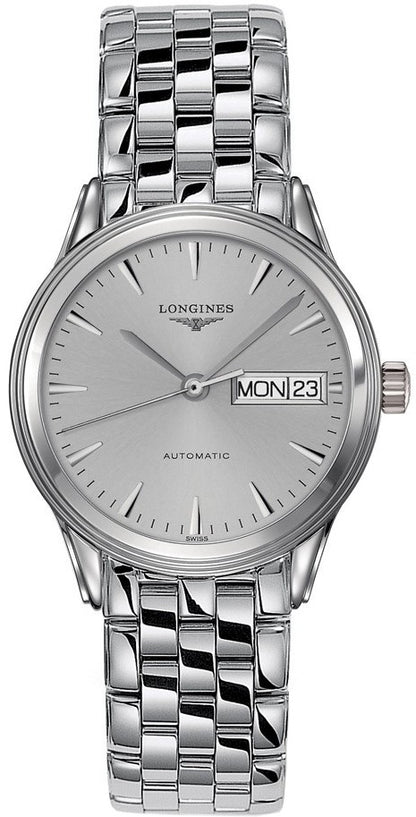 Longines Flagship Grey Dial Men's Swiss Authentic Watch L4.799.4.72.6