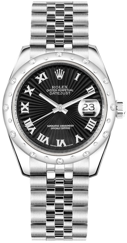 Rolex Datejust 31 Black Dial Women's Watch 178344