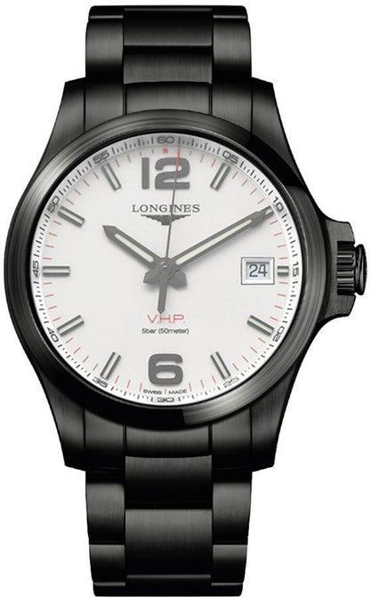 Longines Conquest V.H.P. Quartz Silver Dial Men's Watch L3.726.2.76.6