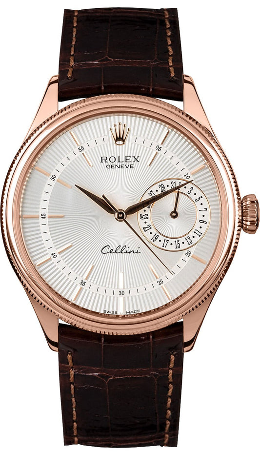 Rolex Cellini Date Rose Gold Men's Luxury Watch 50515