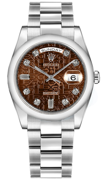 Rolex Day-Date 36 White Gold Watch 118209