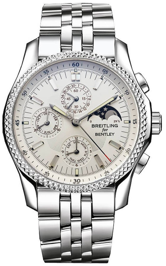Breitling Bentley Mark VI Silver Dial Men's Watch P1936212/G629-973A