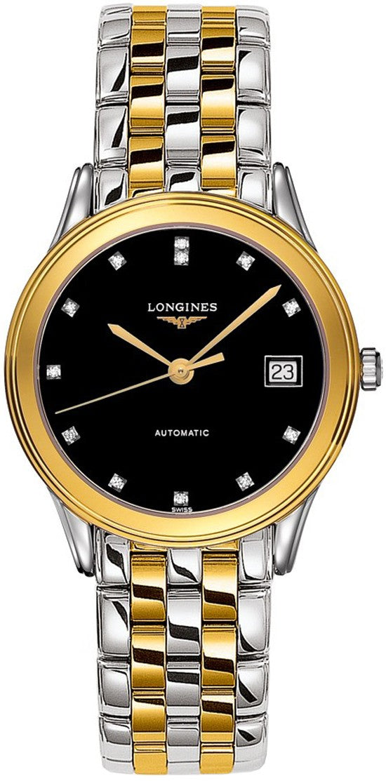 Longines Flagship Men's Black Dial Automatic Watch L4.774.3.57.7