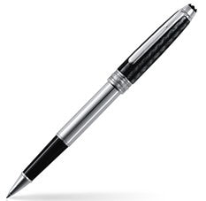 MontBlanc Meisterstuck Solitaire Carbon & Steel Rollerball Pen 5833