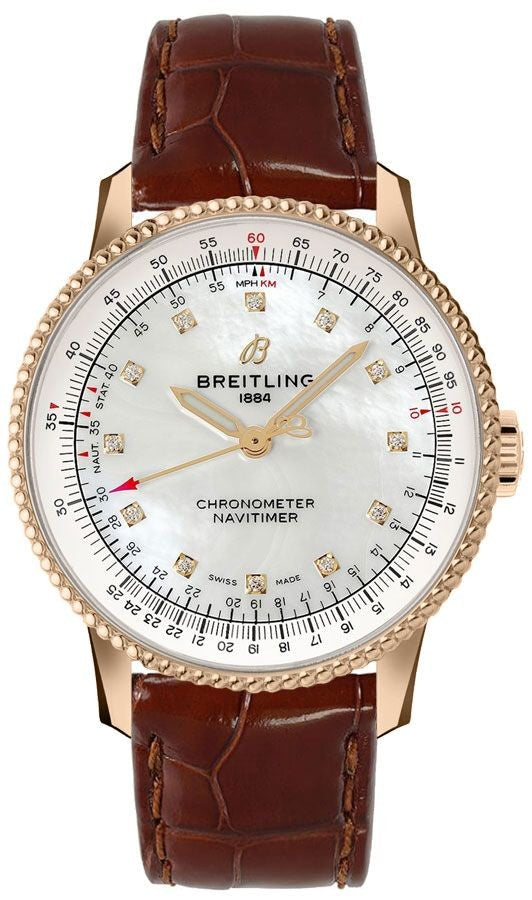 Breitling Navitimer Automatic 35 Rose Gold Women's Watch R17395211A1P1