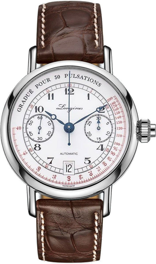 Longines Heritage Column-Wheel Pulsometer Chronograph Men's Watch L2.801.4.23.2