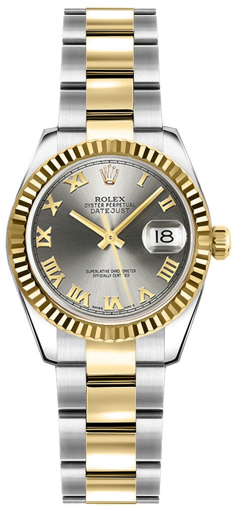 Rolex Lady-Datejust 26 Yellow Gold & Stainless Steel Watch 179173