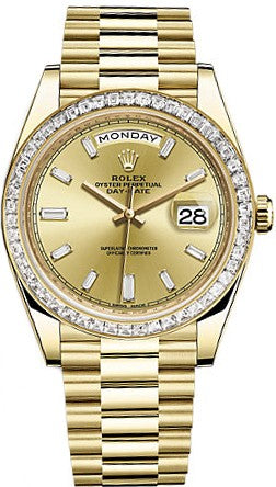 Rolex Day-Date 40 Solid Gold Men's Watch 228398TBR-0002