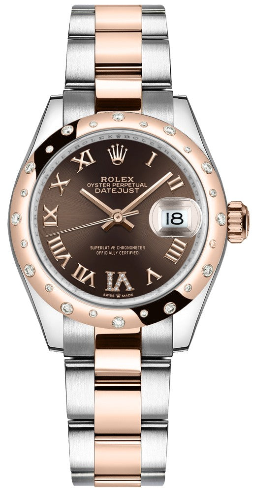 Rolex Datejust 31 Two Tone Diamond Bezel Women's Watch 278341RBR-0003