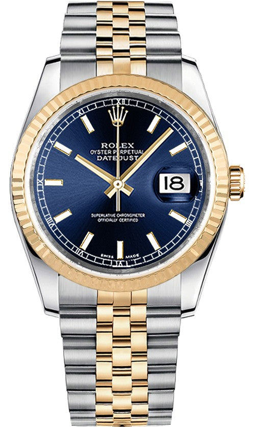 Rolex Datejust 36 Blue Dial Watch 116233