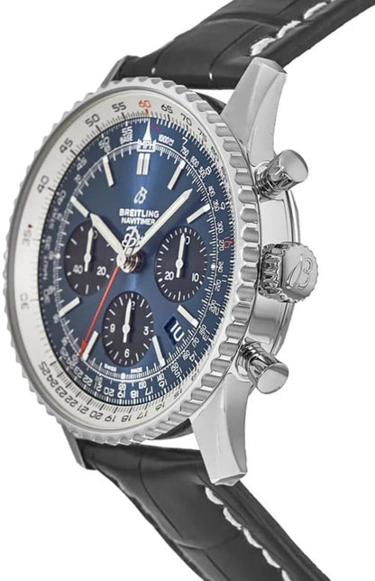Breitling Navitimer 1 B01 Chronograph 43 Blue Dial Men's Watch AB012121/CA04-744P