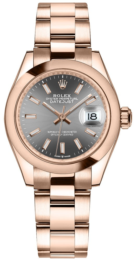 Rolex Datejust 31 Dark Rhodium Dial Women's Watch 278245-0025