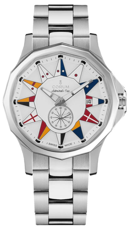 Corum Admiral Legend 42 Silver Dial Men's Watch 395.101.20/V720 AA12