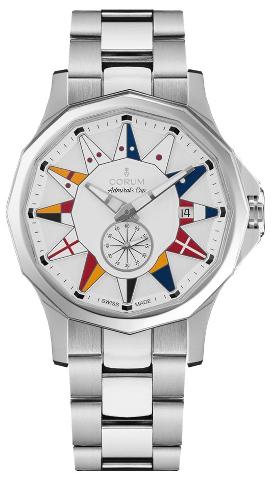 Corum Admiral Legend 42 Silver Dial Men's Watch 395.101.20/V720 AA12