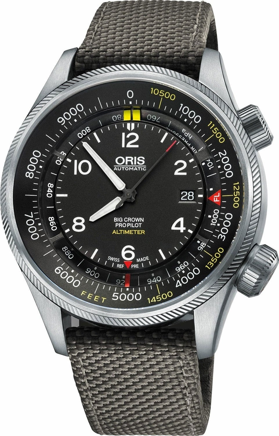 Oris Big Crown ProPilot Altimeter with Feet Scale 73377054134FS-GREY