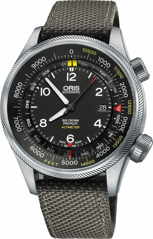 Oris Big Crown ProPilot Altimeter with Feet Scale 73377054134FS-GREY