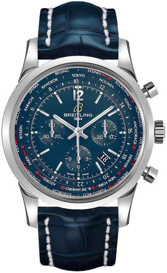 Breitling Transocean Unitime Pilot Men's Watch AB0510U9/C879-746P