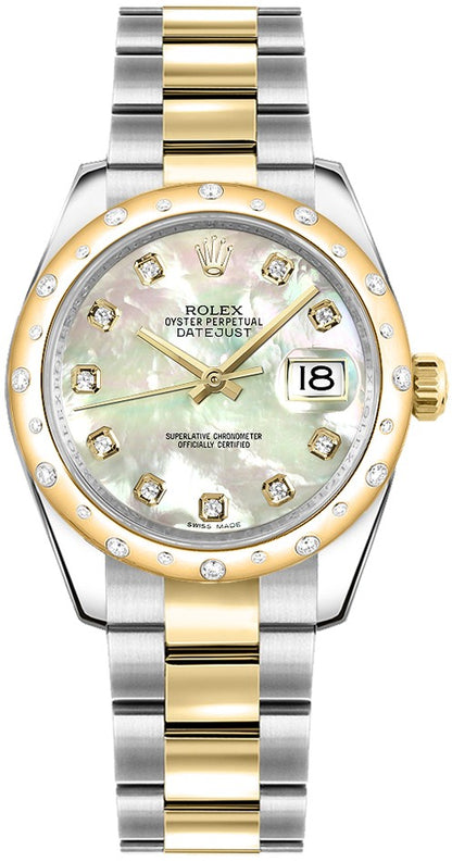 Rolex Datejust 31 Mother of Pearl Diamond Watch 178343-0006