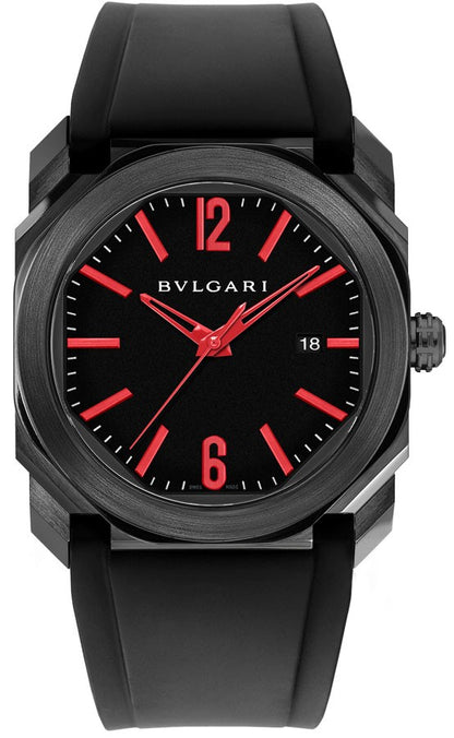 Bvlgari Octo Automatic 41mm Black Dial Men's Watch 102738