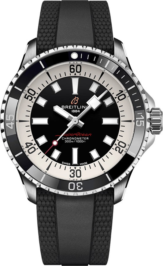 Breitling Superocean Automatic 42 Black Men's Diving Watch A17375211B1S1