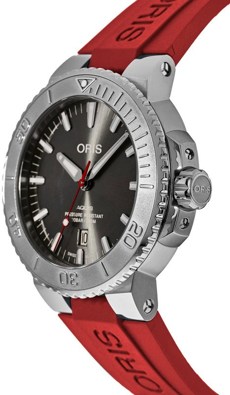 Oris Aquis Date Relief Automatic Men's Watch 73377304153RS-RED