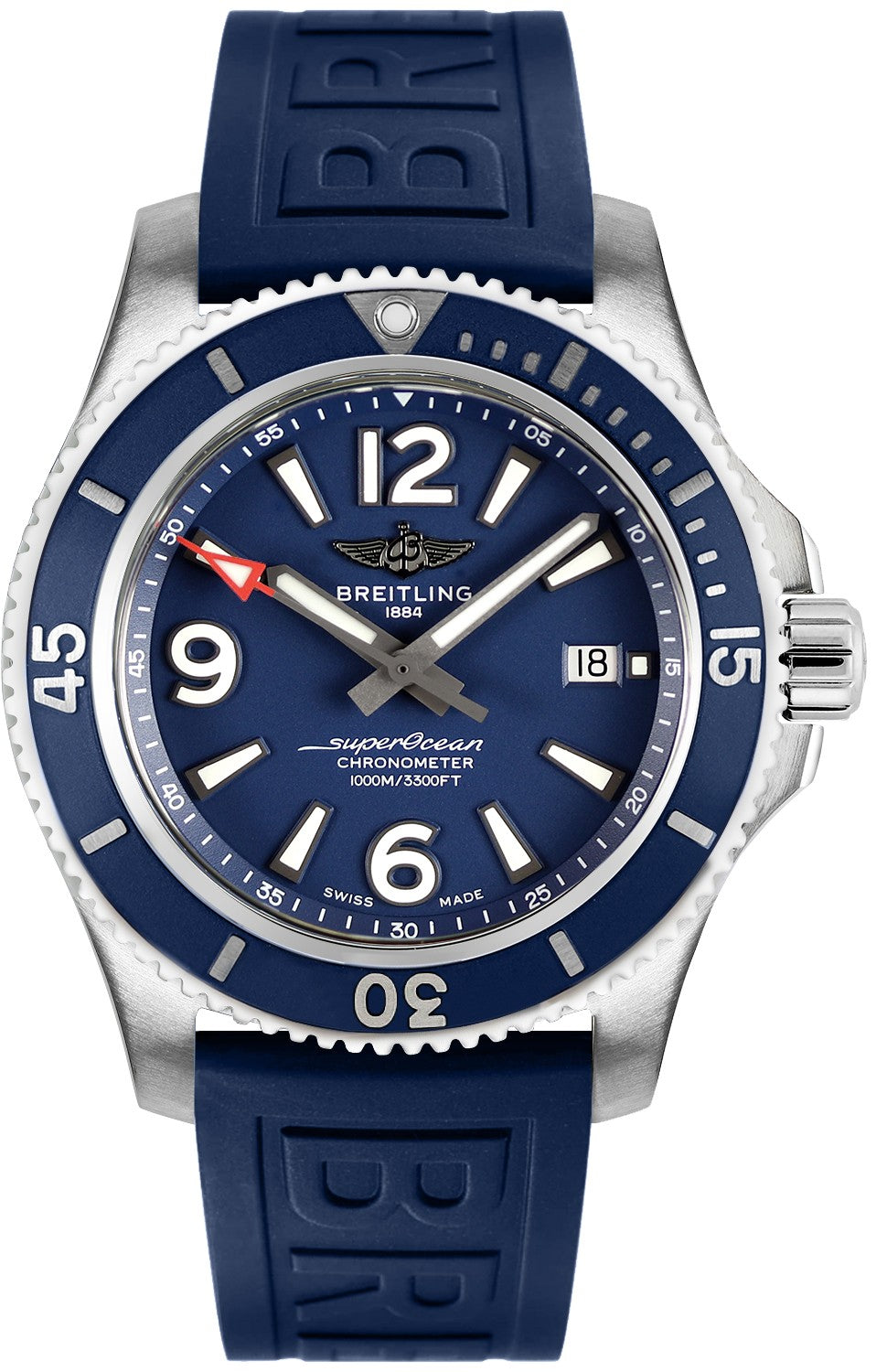 Breitling Superocean 44 Blue Dial Men's Watch A17367D81C1S1