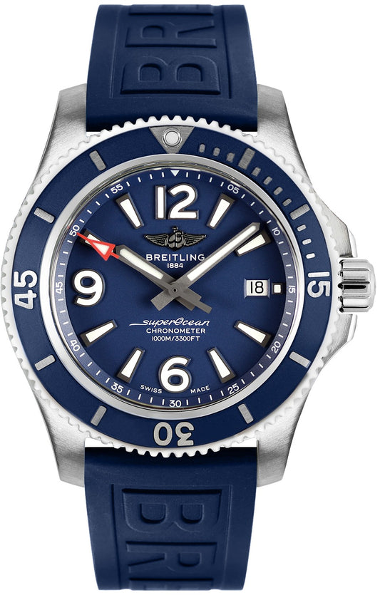 Breitling Superocean 44 Blue Dial Men's Watch A17367D81C1S1