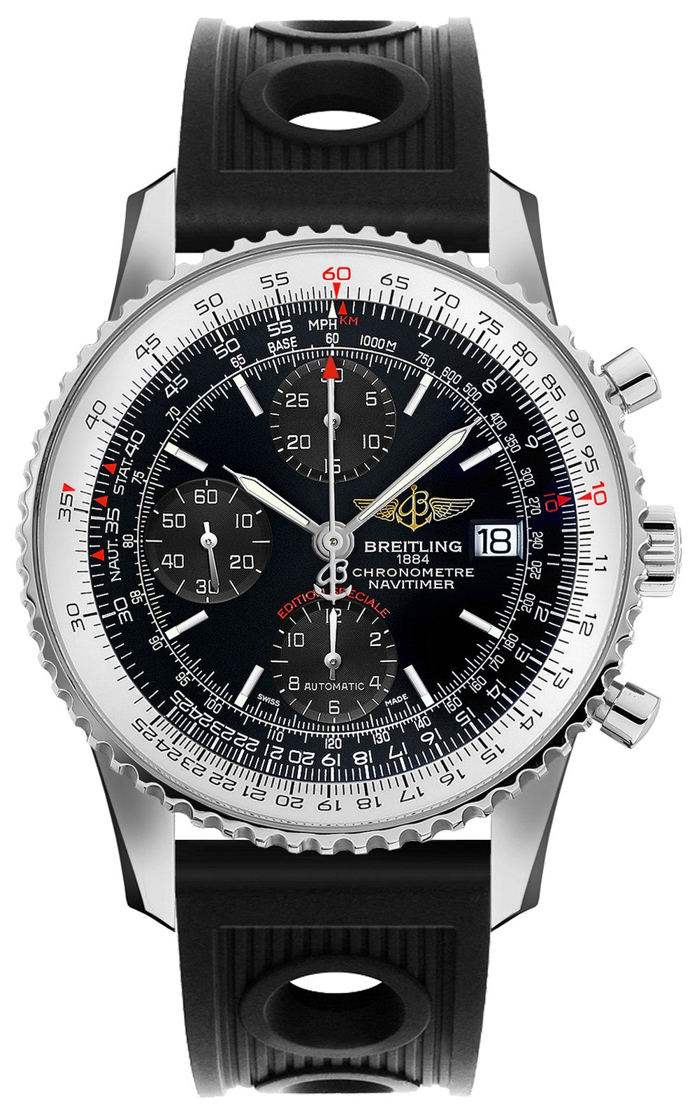 Breitling Navitimer Heritage Black Dial Men's Watch A1332412/BF27-200S