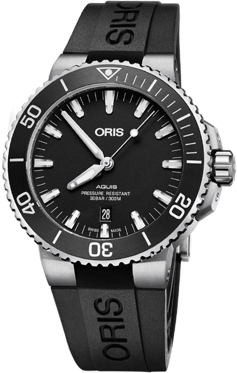 Oris Aquis Date Black Dial Men's Watch 73377304124RS