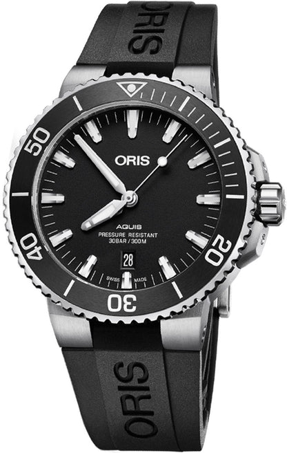 Oris Aquis Date Black Dial Men's Watch 73377304124RS