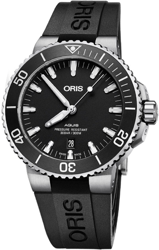 Oris Aquis Date Black Dial Men's Watch 73377304124RS