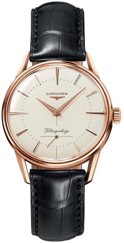 Longines Flagship Heritage 18k Rose Gold Men's Watch L4.746.8.72.0