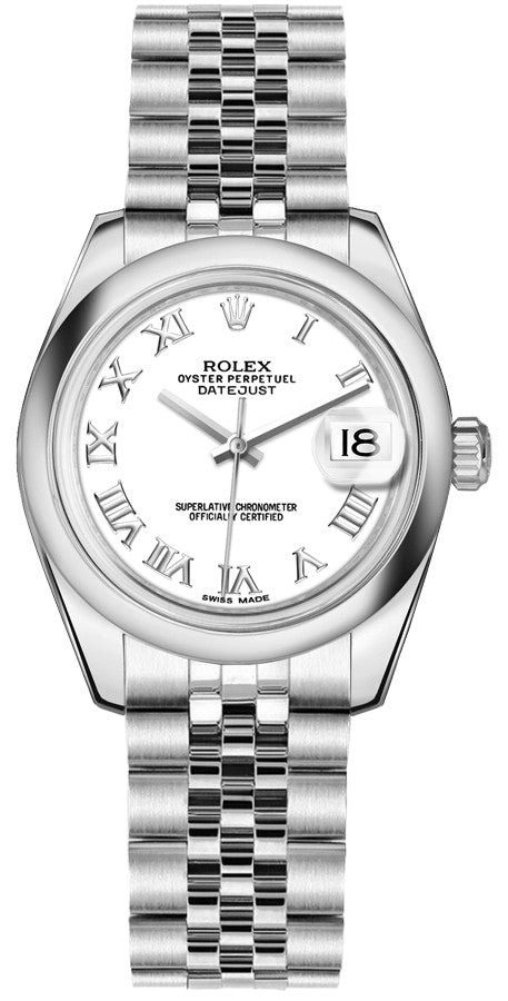 Rolex Datejust 31 Stainless Steel White Dial Watch 178240