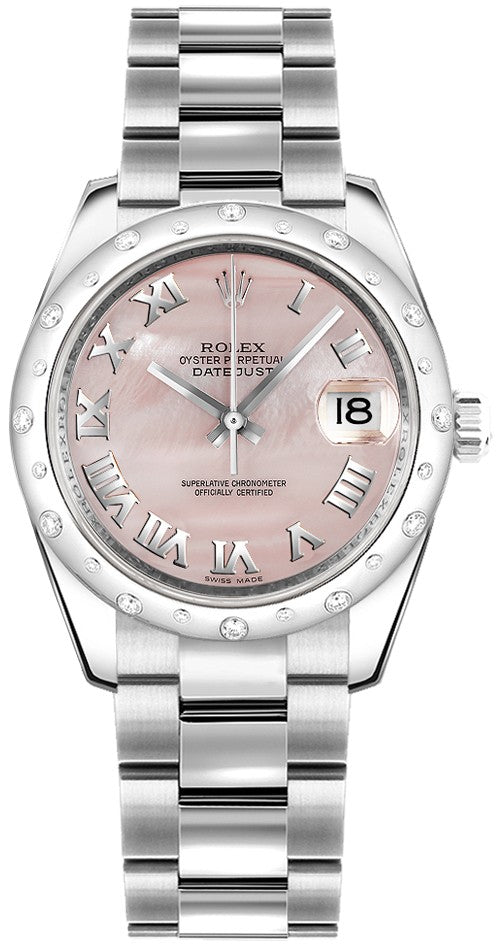 Rolex Datejust 31 Pink Mother of Pearl Dial Women's Watch 178344-0070