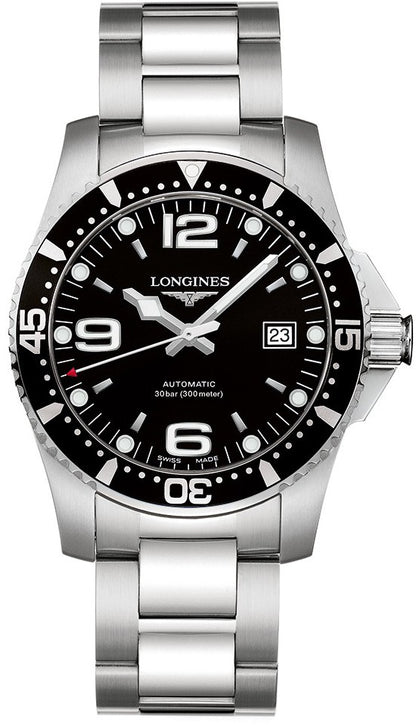 Longines HydroConquest Black Dial Men's Watch L3.742.4.56.6