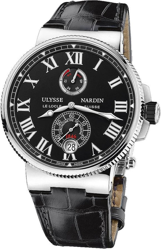 Ulysse Nardin Marine Chronometer 45mm Men's Watch 1183-122/42 V2